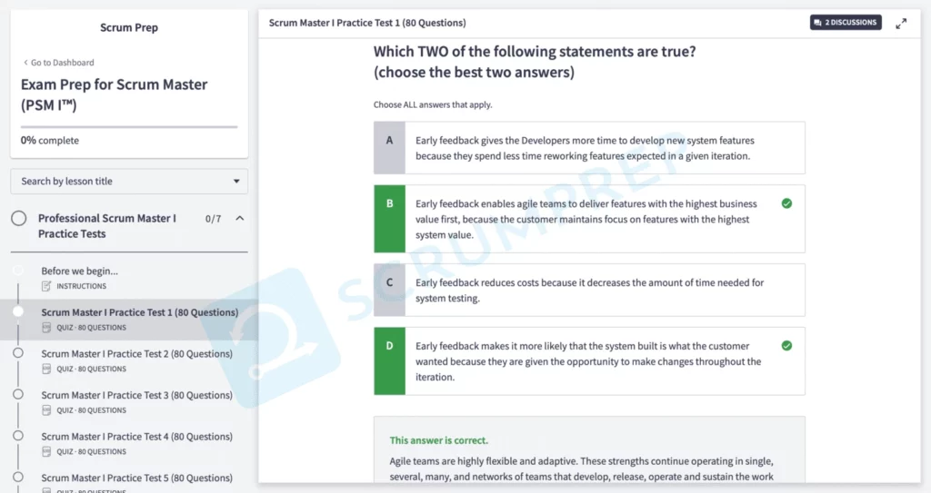 PSM I Quiz Question 2