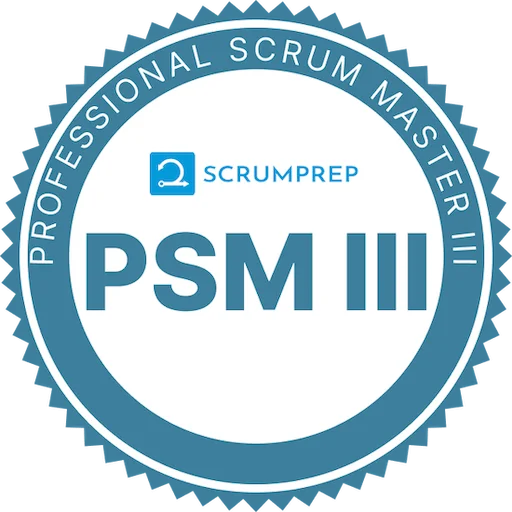 PSM III Badge - ScrumPrep