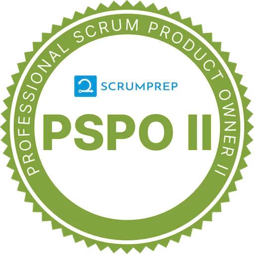PSPO II Badge - ScrumPrep